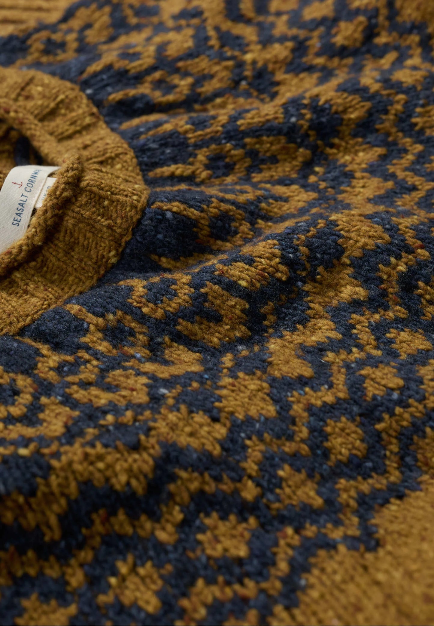 PORT KINNIS MERINO JUMPER - WAG TAIL MARSHLAND MARITIME