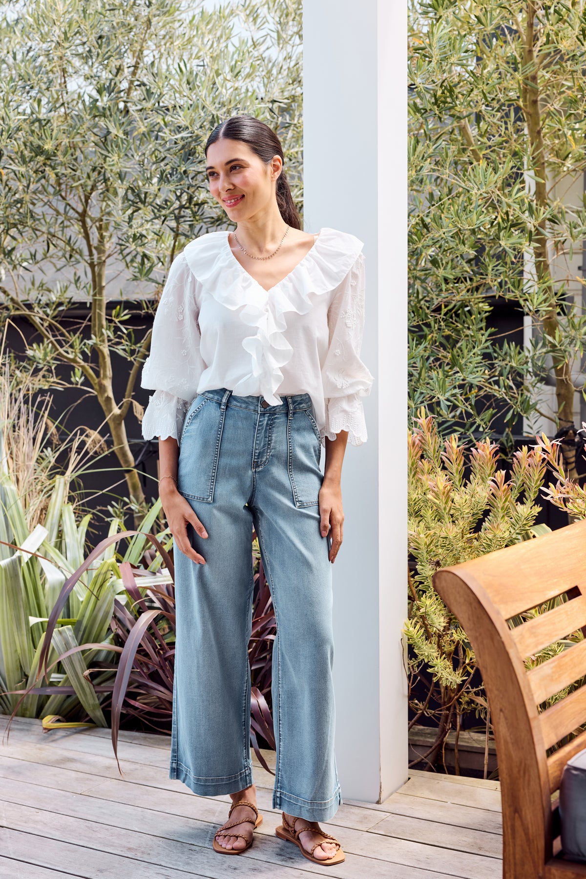 NEW ROMANCE BLOUSE - WHITE