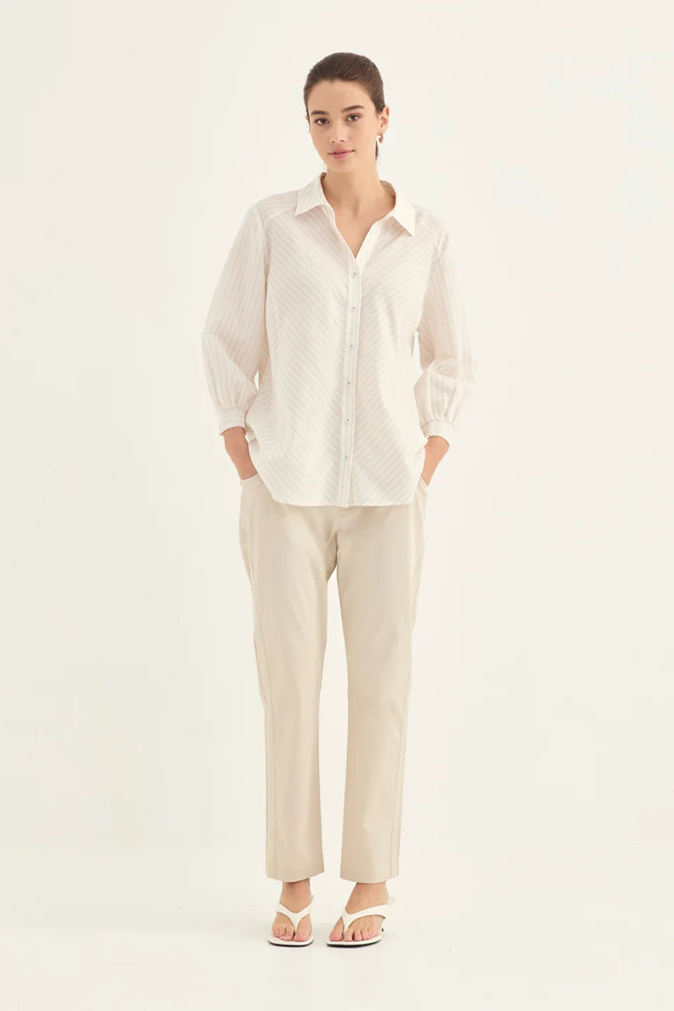 PIERCE PANT - STONE