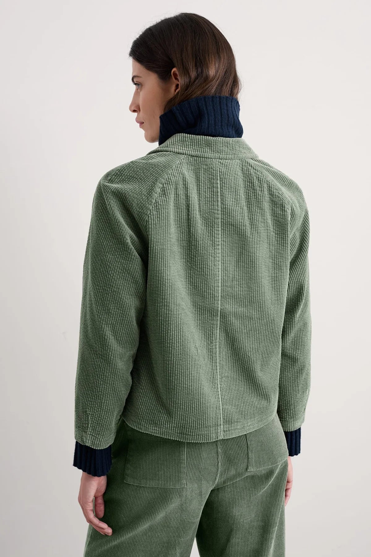 OCEAN MIST JACKET - DUSKY GREEN