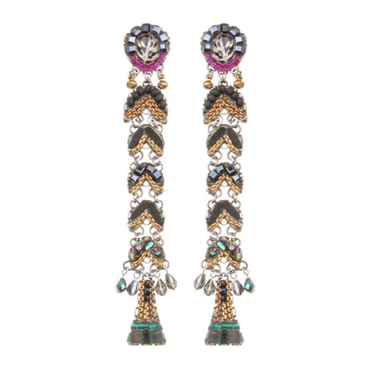PITCH CLASSIC BLACK EARRINGS - OBSIDIAN SET