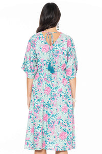 EVIE DRESS - CRETE PRINT