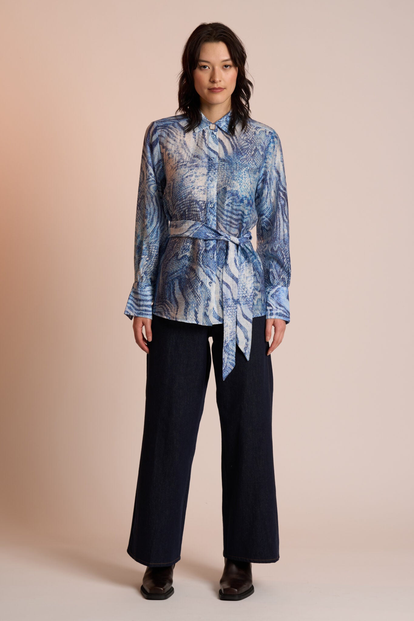 SAPERA BLOUSE - SNAKE