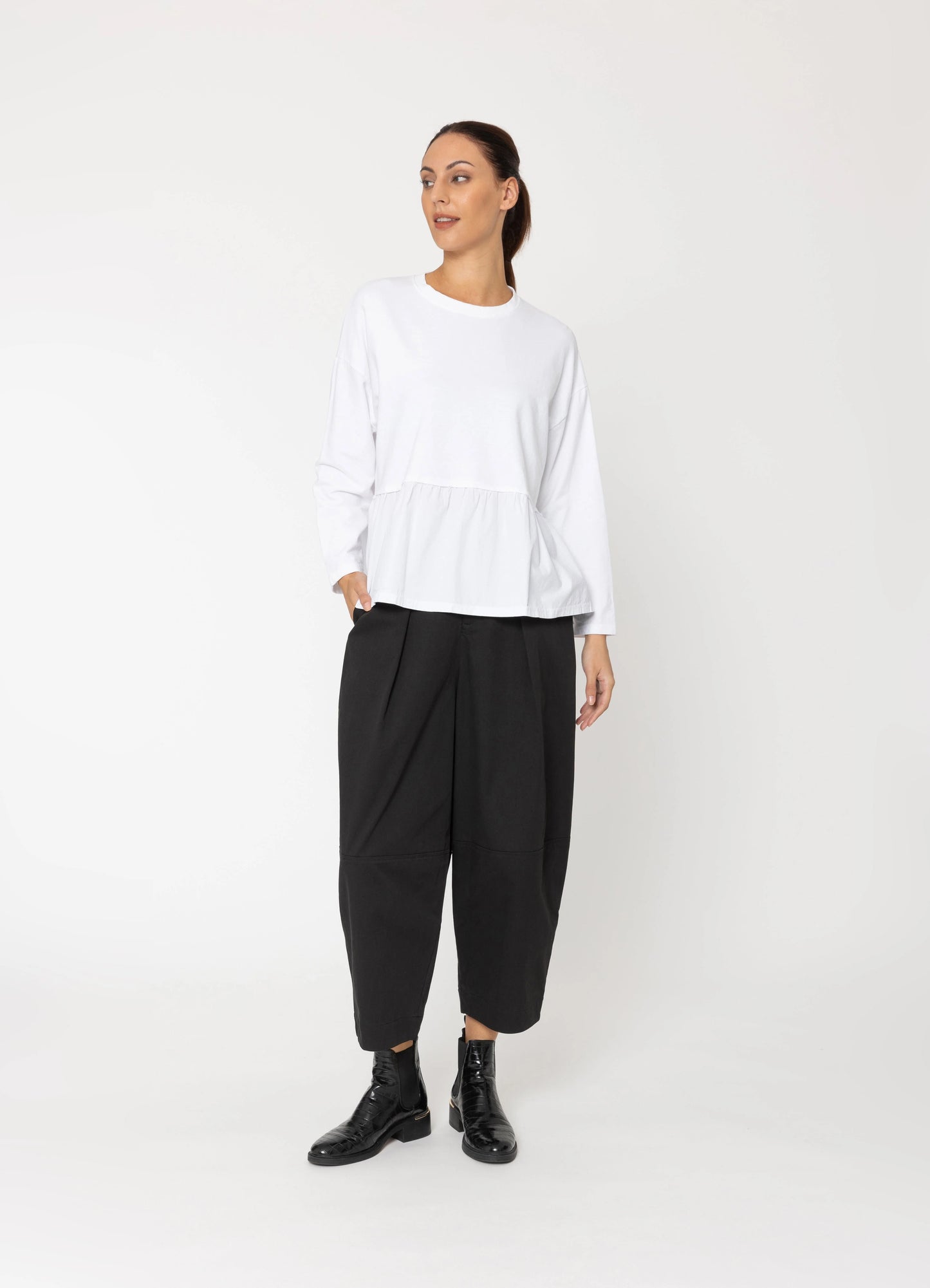 MELLEN TOP - WHITE