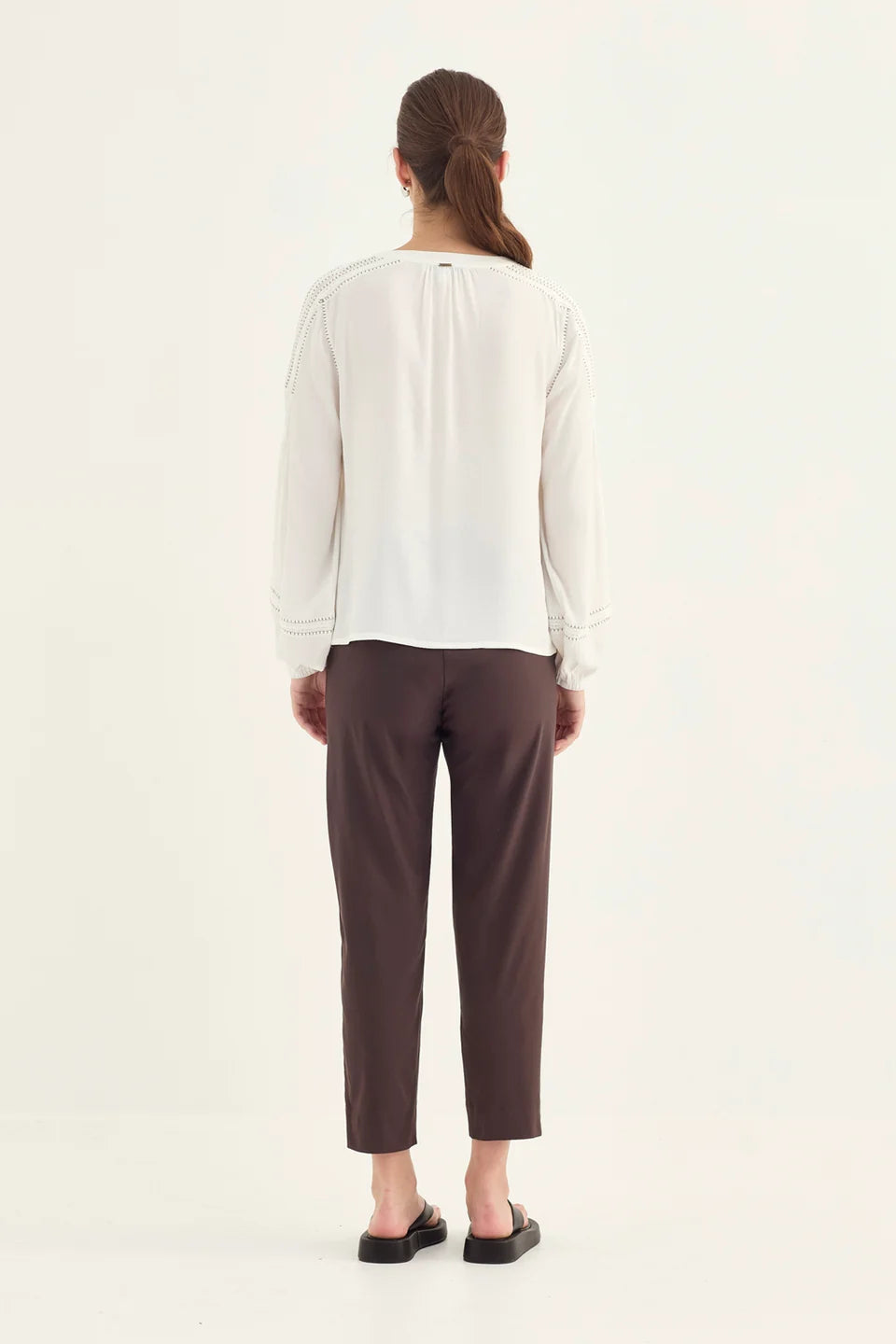MYRA BLOUSE - CHALK