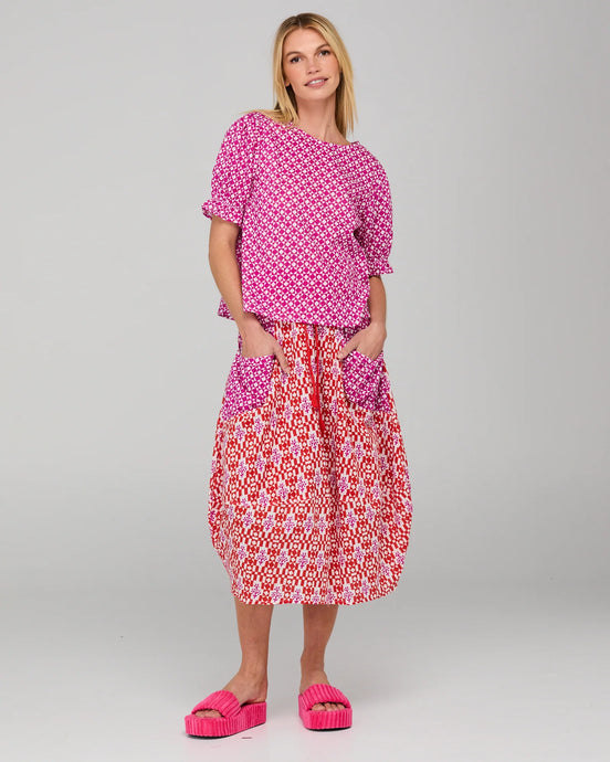 GURU SKIRT - SPLICED NAPLES