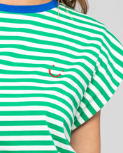 Load image into Gallery viewer, BELLISSIMO TEE - GREEN STRIPE