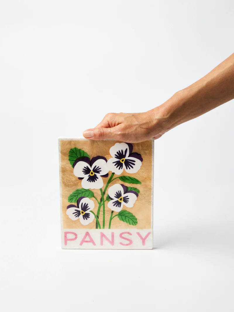MARKET WALL ART - PANSY
