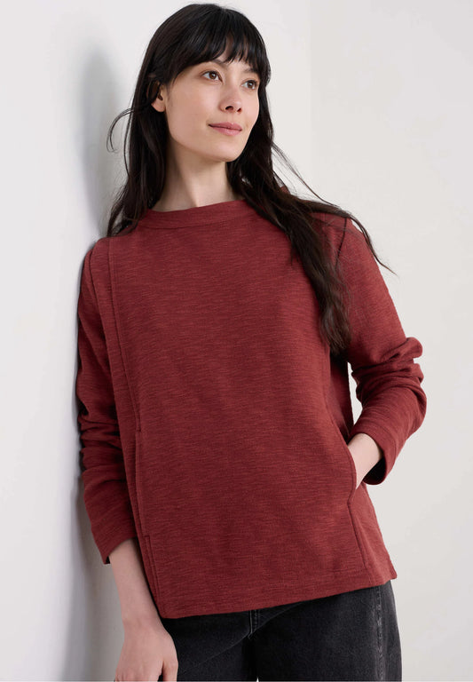 TOPSHELL SWEATSHIRT - BURGUNDY