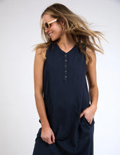 Load image into Gallery viewer, ELYSIAN DRESS - NAVY