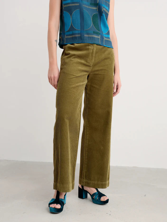 DILLWYN TROUSER - BRIGHT OLIVE