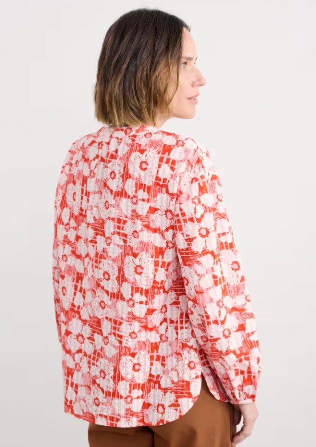 RADIANCE SHIRT - PATCHWORK BLOOM CHALK