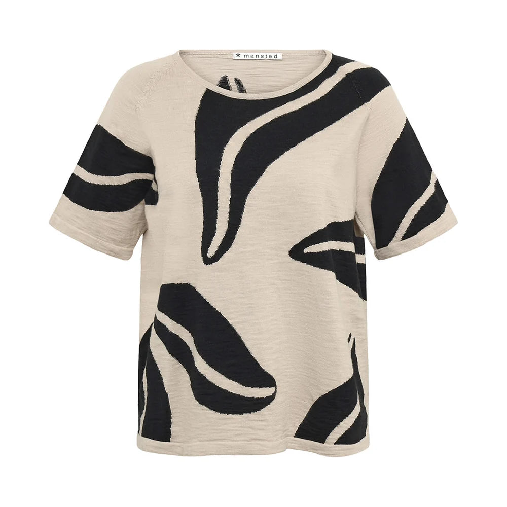 LEVI ECO LEAF LOVE TEE - BLACK