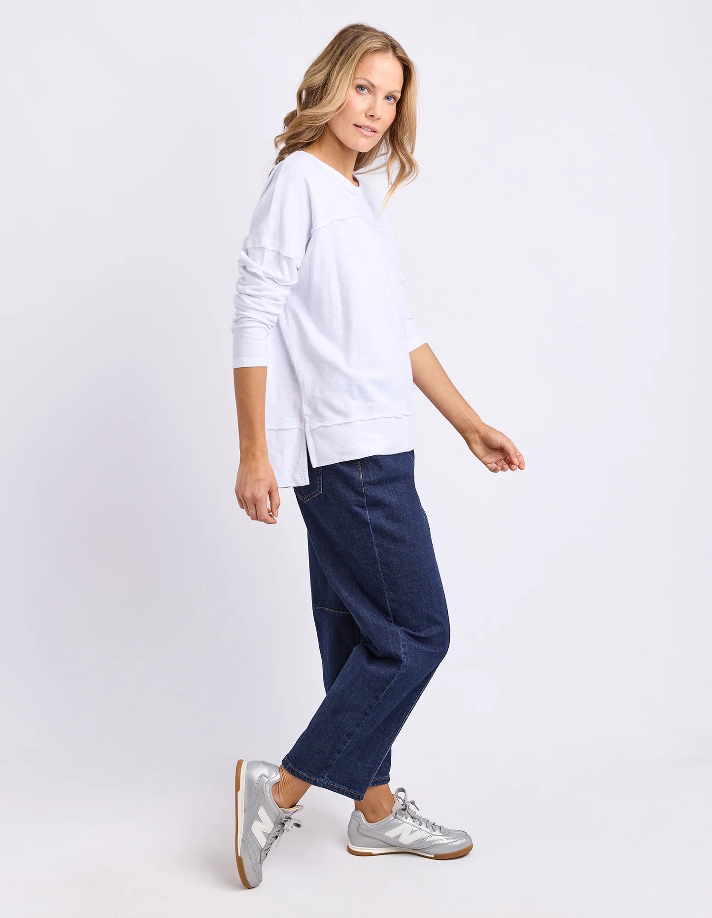 JAYNE THROW ON TOP - WHITE