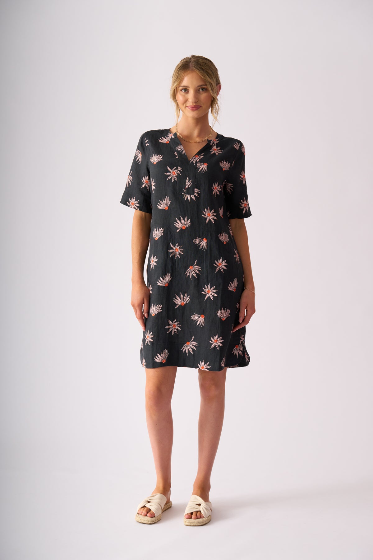 STITCH UP DRESS - IN FLOWER