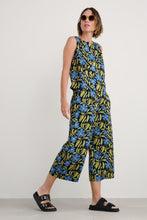 Load image into Gallery viewer, PEACEFUL HAVEN CULOTTES - LEAFY FLORAL MARITIME