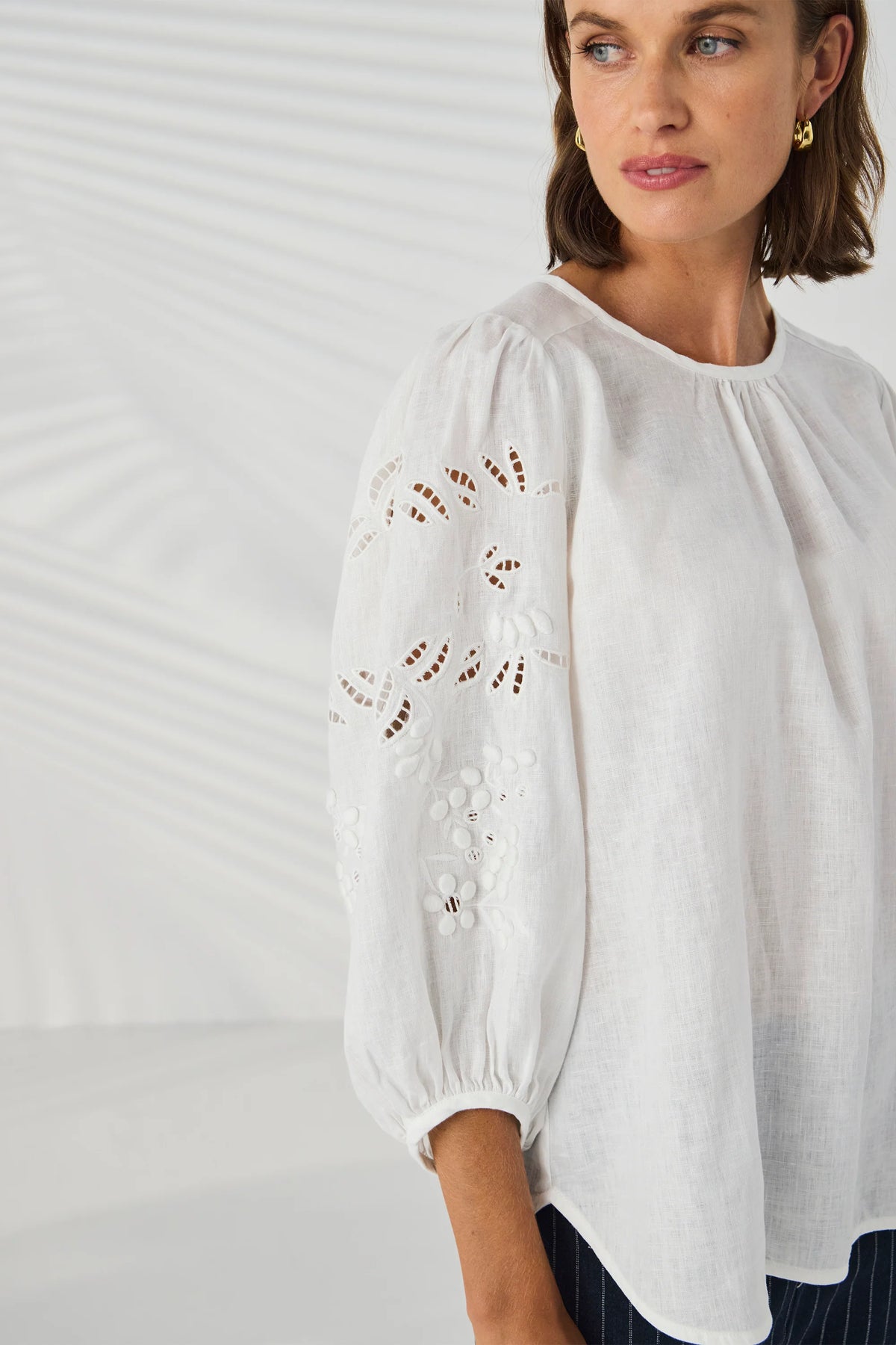 RAFFA TOP - WHITE