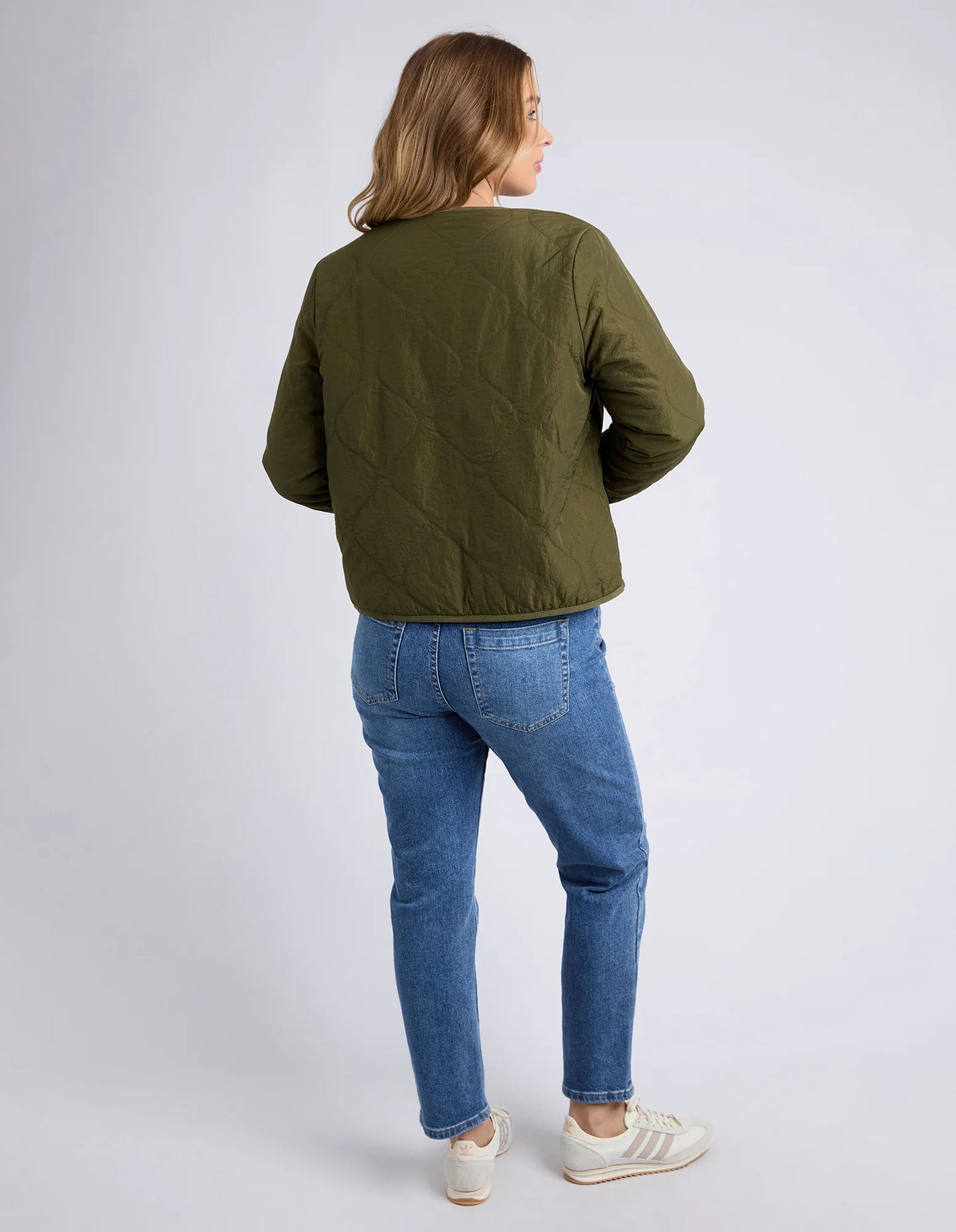 ALBERTA QUILTED JACKET - WINTER MOSS