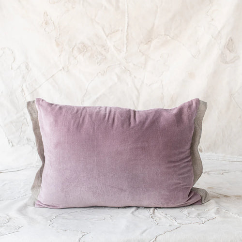 MEDICIS VELVET CUSHION - MAUVE