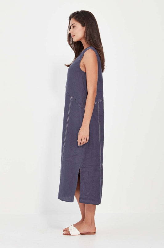 CORDELIA DRESS - DENIM