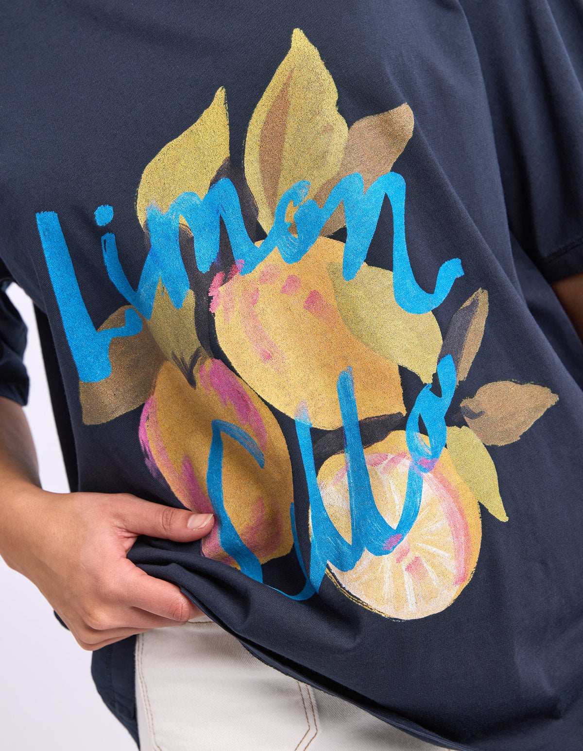 LEMONCELLO TEE - NAVY