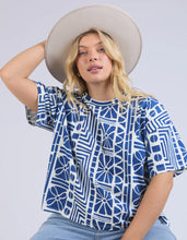 Load image into Gallery viewer, CASABLANCA TEE - CHINA BLUE