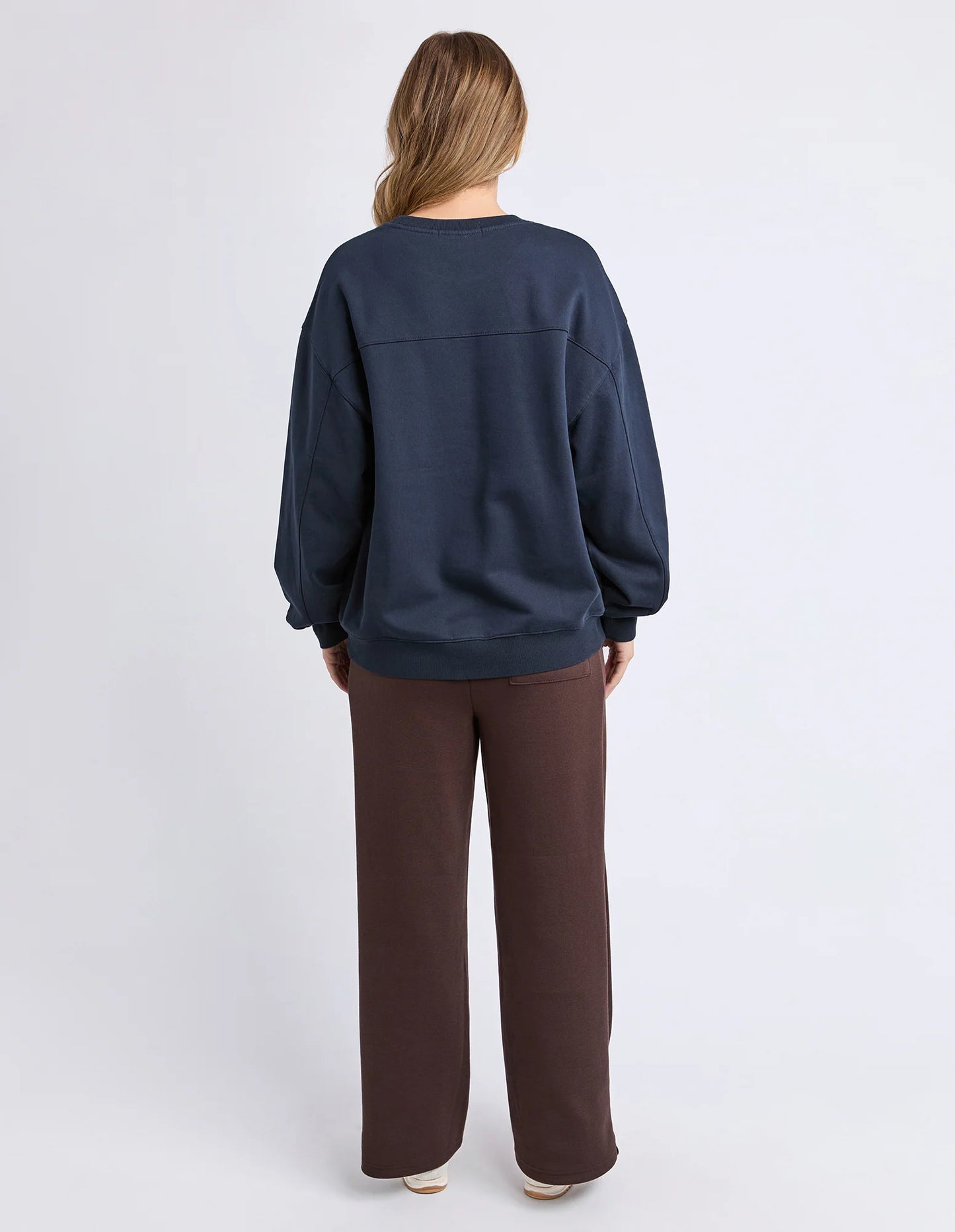 STUDIO OVERSIZED CREW - DARK SAPPHIRE