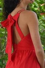 Load image into Gallery viewer, BELLA BOW DRESS - RED