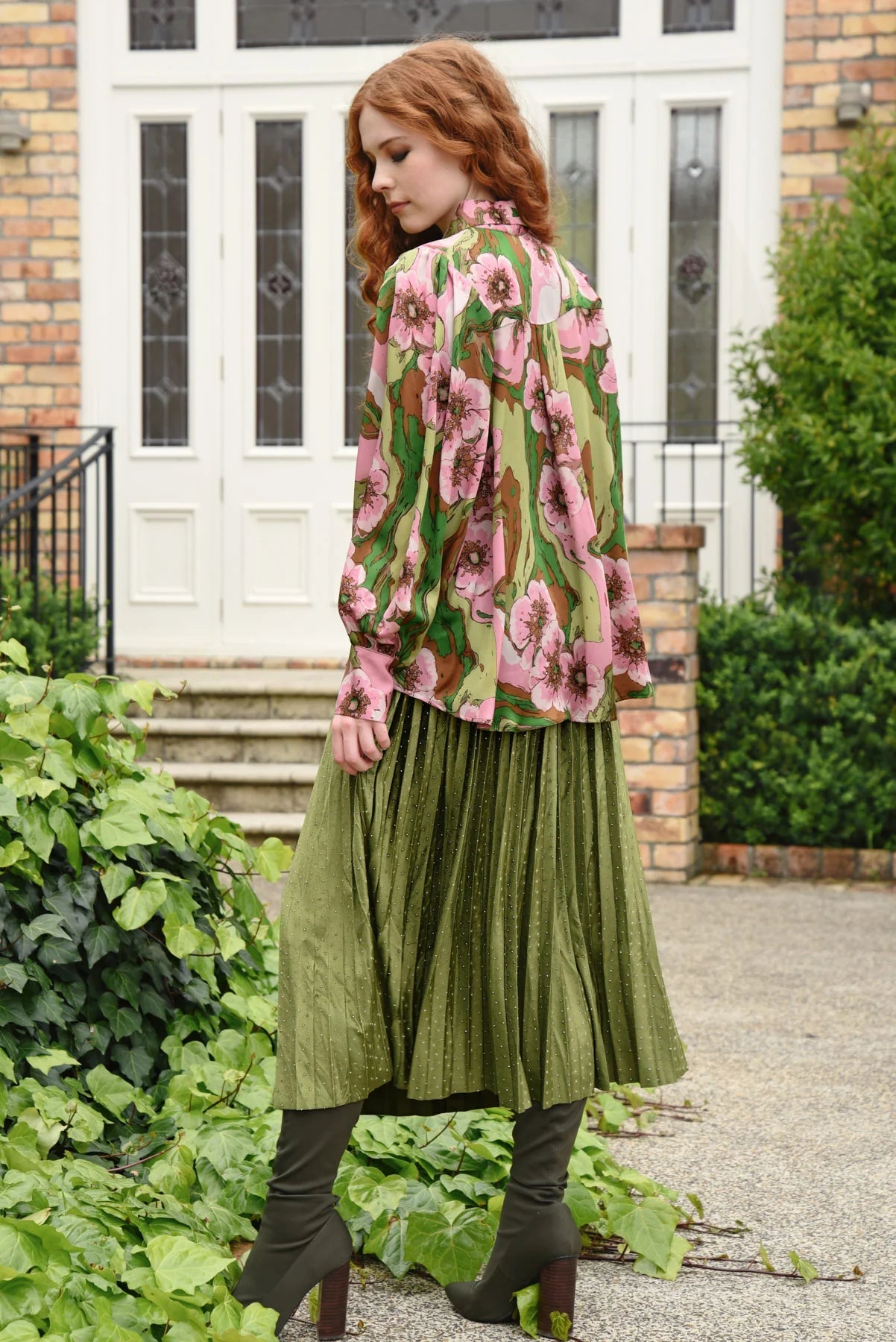 FOREVER LONG SKIRT - KHAKI