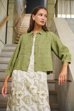 Load image into Gallery viewer, MOSS LINEN SHIRT JACKET
