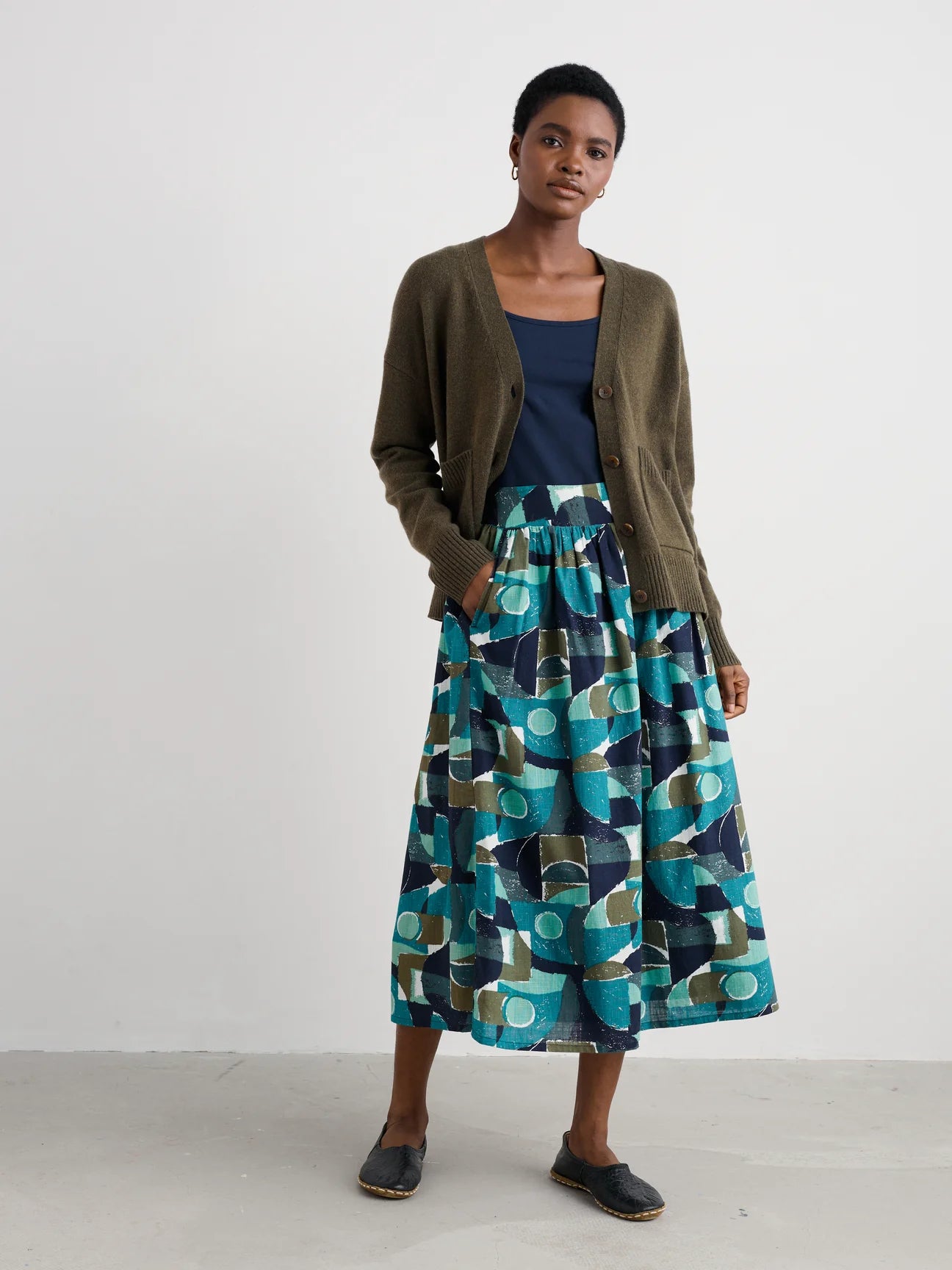 SENARA CARDIGAN - RICH OLIVE