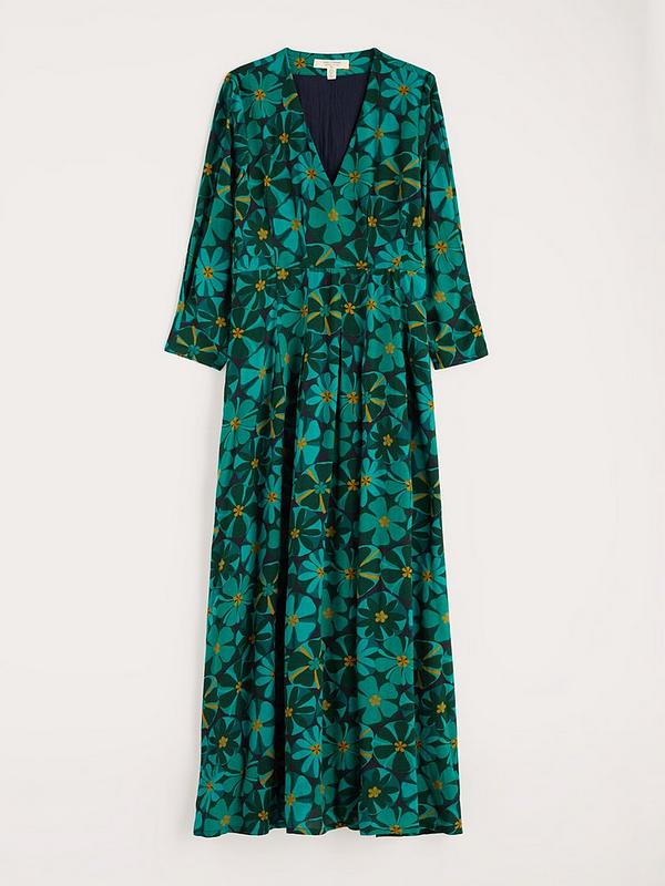 ETTA DRESS - HANDICRAFT FLOWERS ONYX