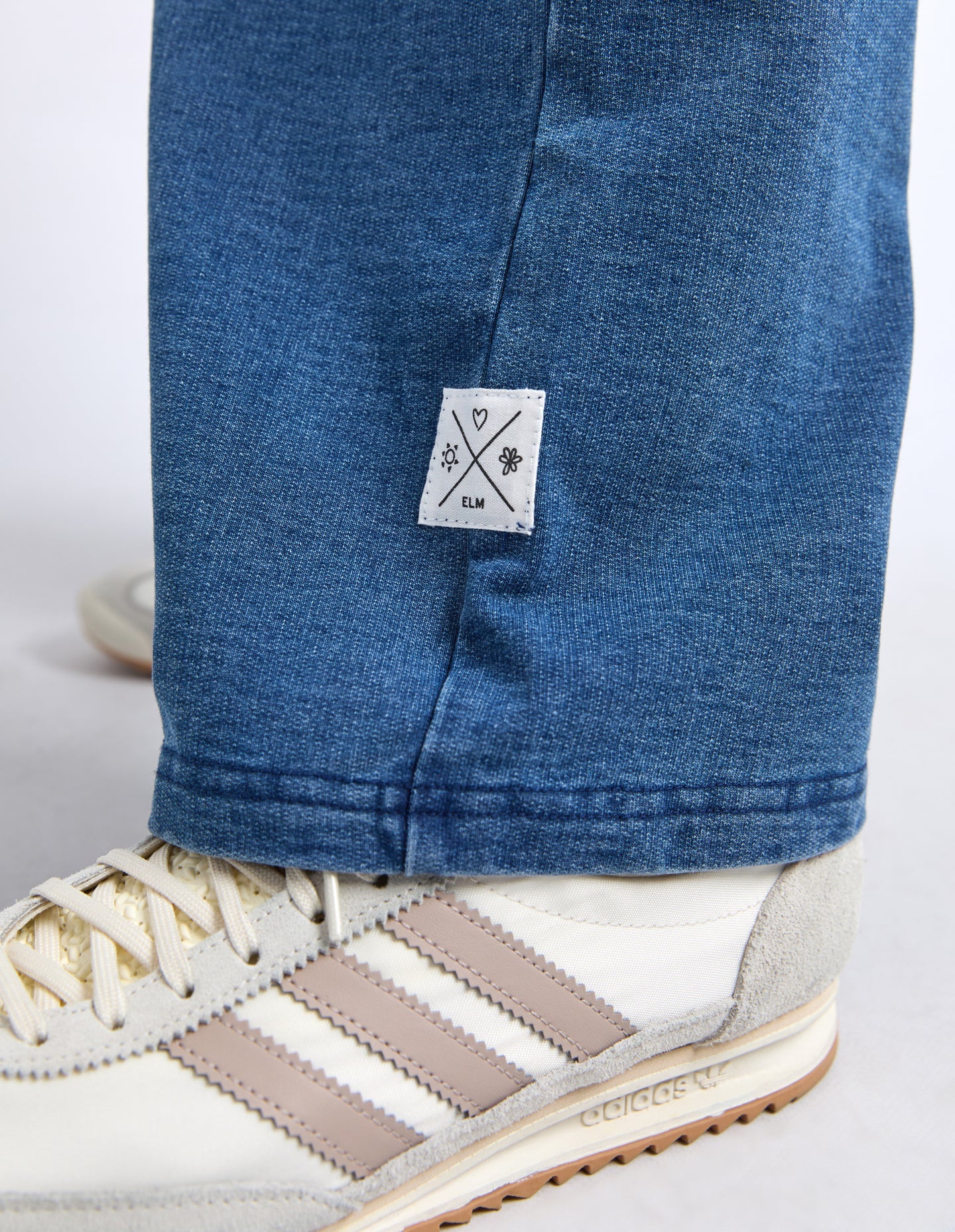 VALERIE TRACKPANT - BLUE DENIM LOOK