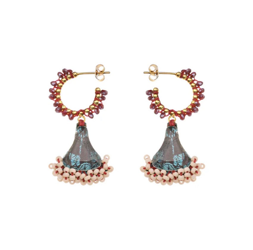 STARLIGHT BEADED DROP EARRINGS - SUMMER SKIES SET