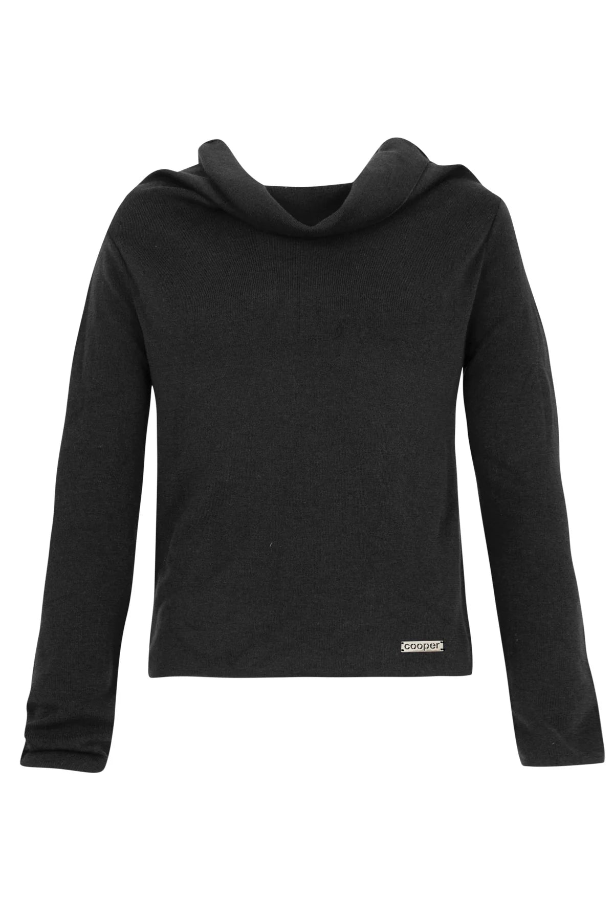 BARE YOUR SHOULDER TOP - BLACK