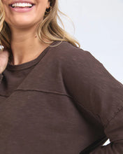 Load image into Gallery viewer, JAYNE THROW ON TOP - COFFEE