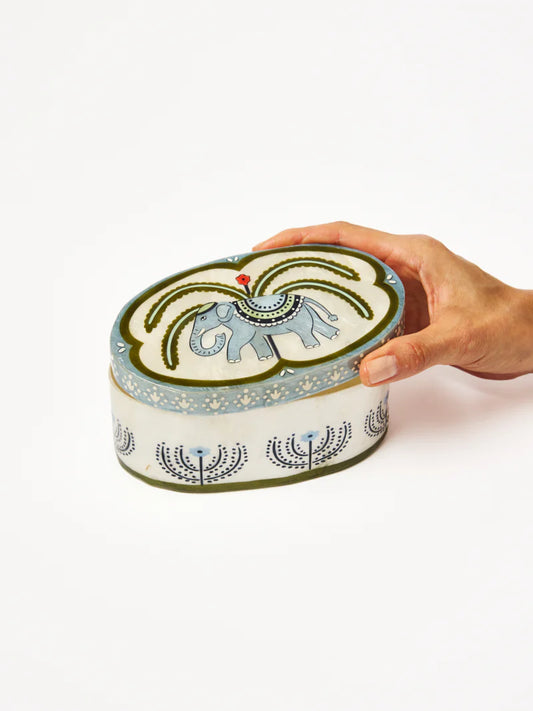 SAMIRA LARGE BOX - ELEPHANT