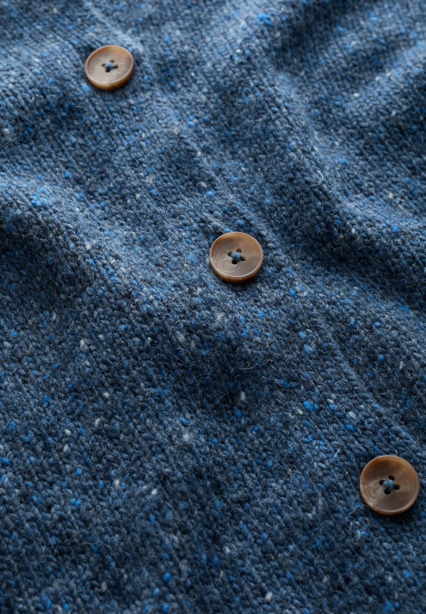 DAWSON PICK MERINO CARDIGAN - STARLING