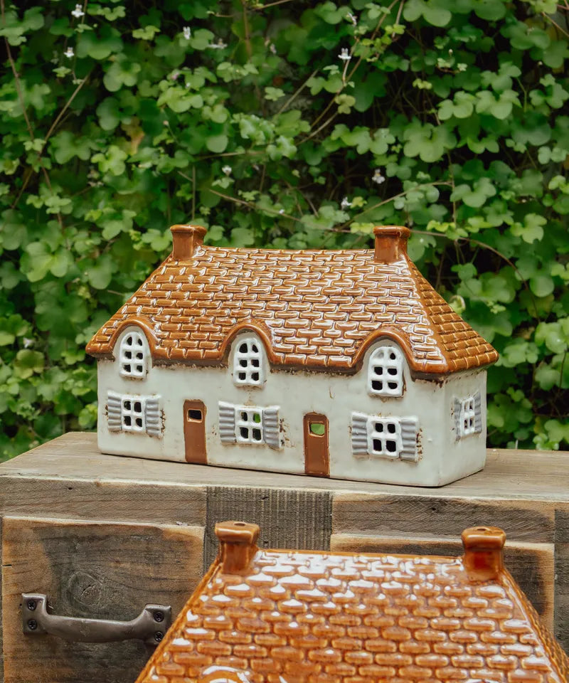 COTSWALD TEA LIGHT COTTAGE - IVORY