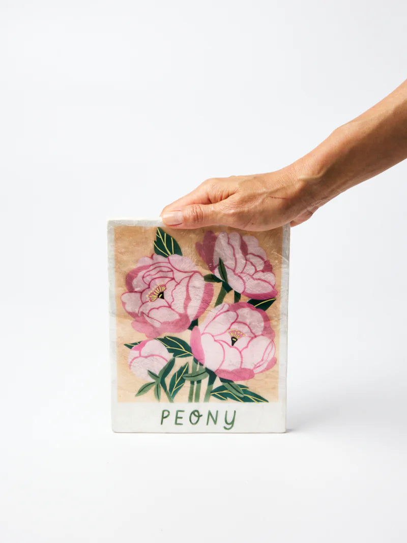 MARKET WALL ART - PEONY