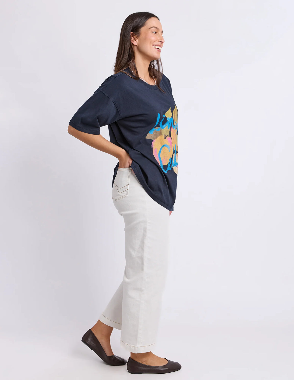 LEMONCELLO TEE - NAVY