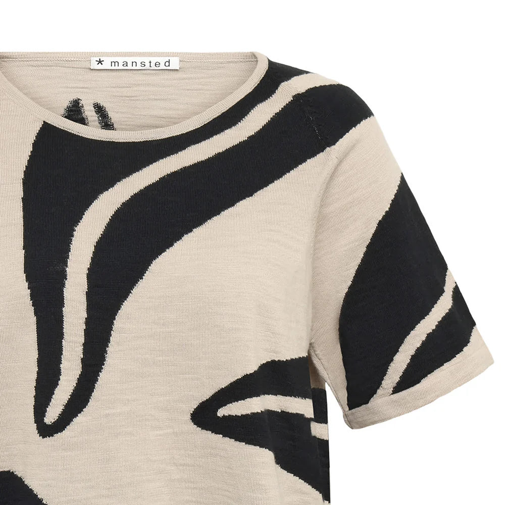 LEVI ECO LEAF LOVE TEE - BLACK