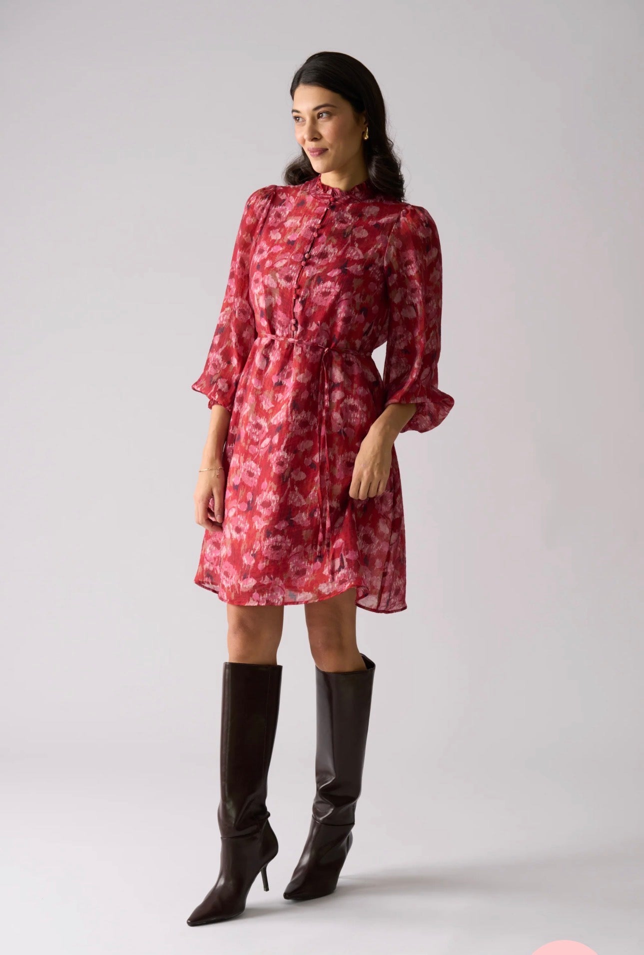 CUTE PAIR DRESS - WINTER BLOOMS