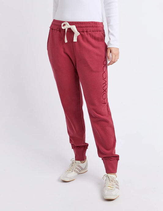 SIMPLIFIED TRACK PANT - RUST