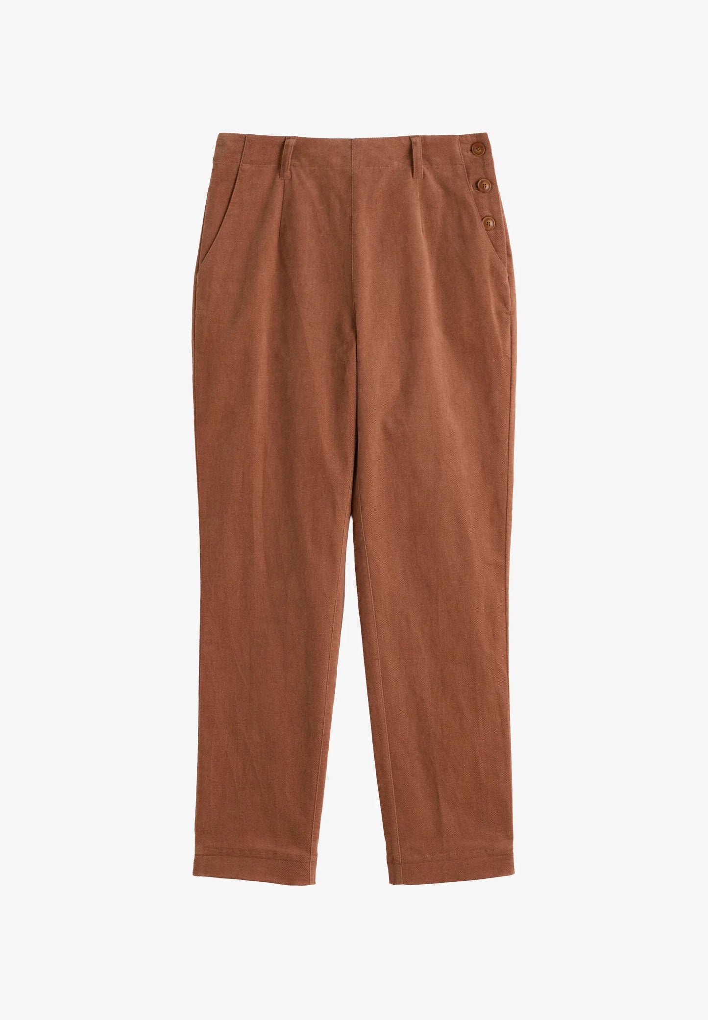 CRACKINGTON TROUSERS - DARK FLAX