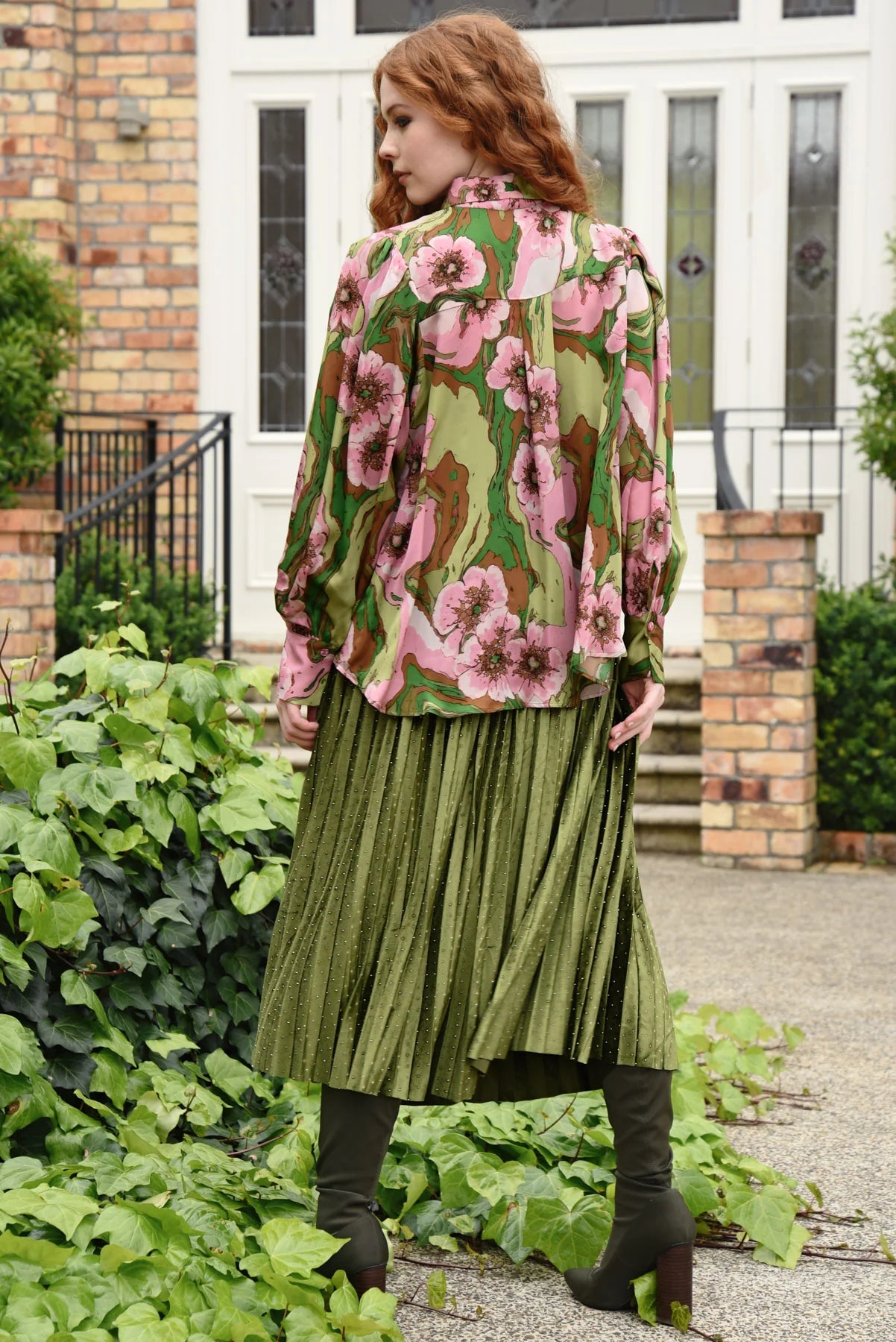 FOREVER LONG SKIRT - KHAKI