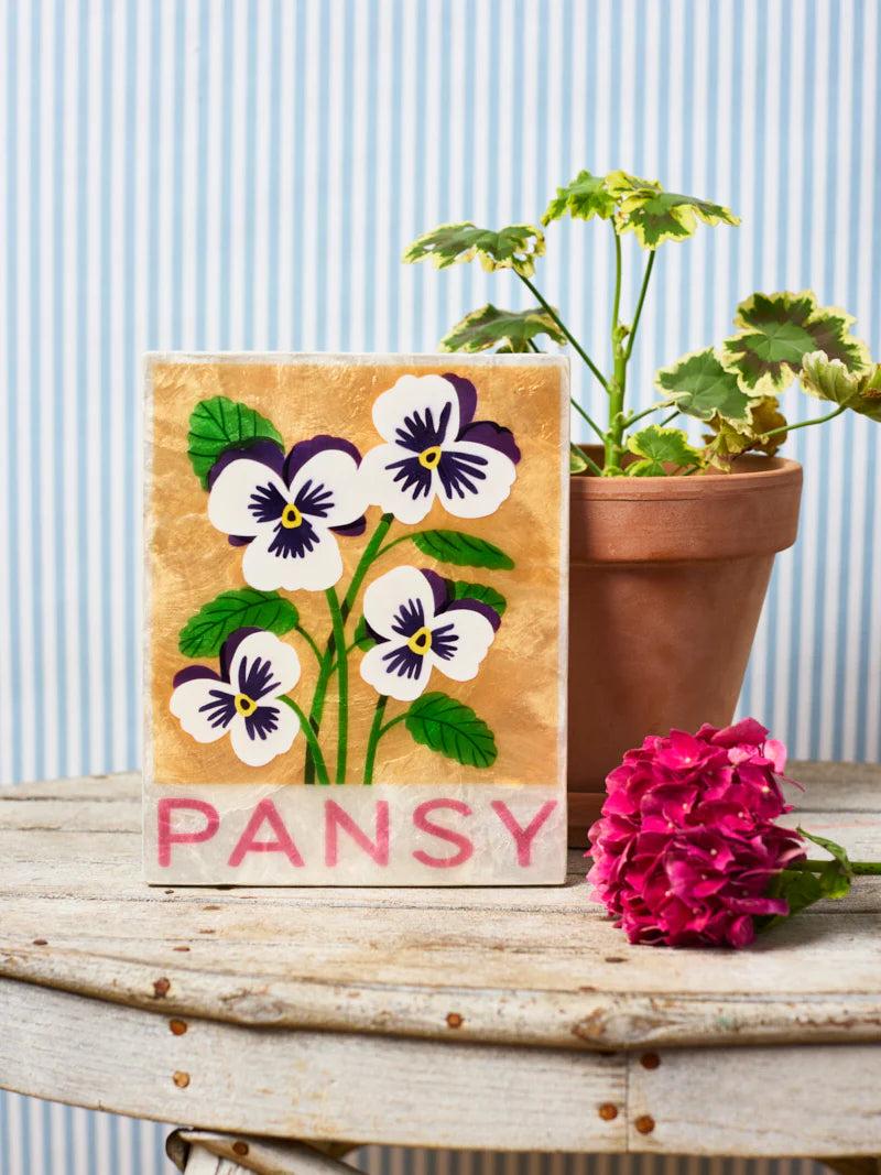 MARKET WALL ART - PANSY