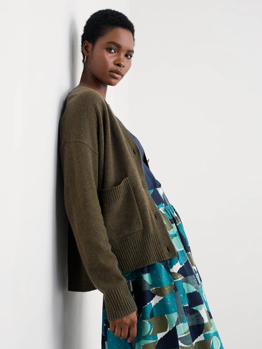 SENARA CARDIGAN - RICH OLIVE