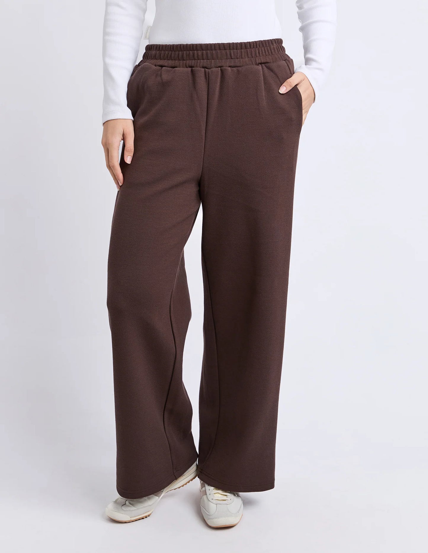 HARPER TRACK PANT - COFFEE BEAN