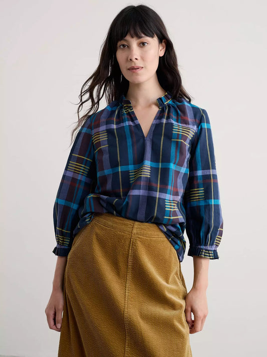 AGGIE TOP - CHERRY TREE TEAL